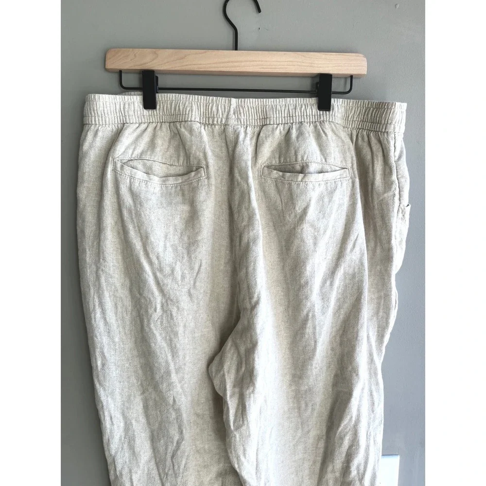 Linen Blend Pants Size Large Old Navy
Casual Vacation Minimalist Flowy - Picture 6 of 7